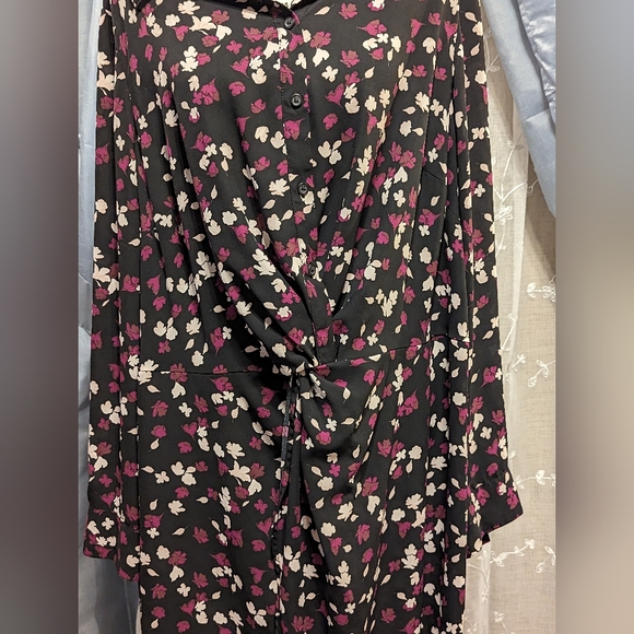 SOLD!!! Lane Bryant Long Sleeve Printed Dress - Picture 6 of 12